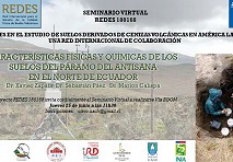 Realizarán Seminario sobre Características Físicas y Químicas de los Suelos del Páramo del Antisana en el norte de Ecuador 