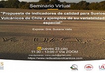 Proyecto Redes invita a seminario sobre indicadores de calidad de suelos volcánicos chilenos 