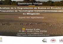 Proyecto Redes invita a seminario sobre degradación y propuestas de conservación de suelos en Ecuador 