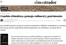 Columna: Cambio climático, paisaje cultural y patrimonio 