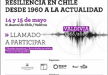 Invitan a participar del Encuentro “Resiliencia en Chile desde 1960 a la Actualidad” 