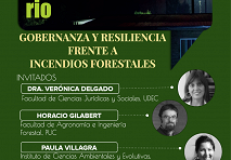 Conversarán sobre gobernanza y resiliencia frente a incendios forestales 
